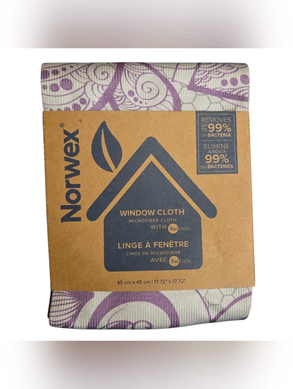 Norwex Purple Swirl Microfiber Cloth